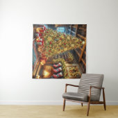 Weihnachtsbaum Wandteppich (Beispiel (Horizontal))