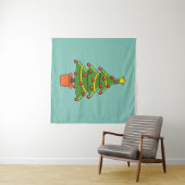Weihnachtsbaum Wandteppich (Beispiel (Horizontal))