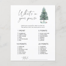 Weihnachtsbaum - was ist in deiner Handtasche?