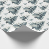 Weihnachtsbaum Wasser Farbe Umschlag Papier Geschenkpapier (Ecke)