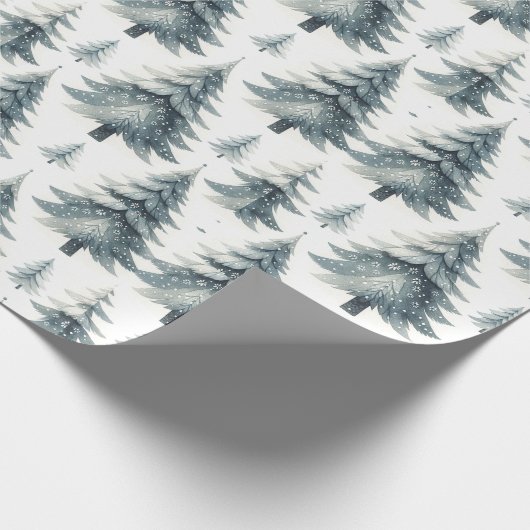 Weihnachtsbaum Wasser Farbe Umschlag Papier Geschenkpapier (Ecke)