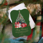 Weihnachtsbaum Wasserfarbe Weihnachtskarte Nicht F Feiertagskarte<br><div class="desc">Freuen Sie sich auf einen angenehmen Aufenthalt mit dieser eleganten Weihnachtsbaum in Aquarellfarbe, die Weihnachtskarte ohne Foto. Diese schöne, einfache Holiday Karte ist der perfekte Weg, um Ihre Saison Grüße zu senden. Einfach den Gruß personalisieren und die Schriftart nach Ihren Wünschen bearbeiten. Diese skurrile Weihnachtskarte ist ein charmanter Weg, um...</div>