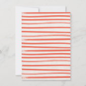 Weihnachtsbaum Wasserfarben Geschenktausch Party Einladung (Rückseite)