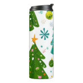 Weihnachtsbaum-Wasserflasche – Bleiben Sie hydrati Thermosbecher (Nach links gedreht)