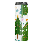Weihnachtsbaum-Wasserflasche – Bleiben Sie hydrati Thermosbecher (Rückseite)