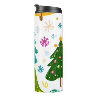 Weihnachtsbaum-Wasserflasche – Bleiben Sie hydrati Thermosbecher