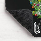 Weihnachtsbaum Weed Leaf Pot Thc Geschenk T-Shirt Mousepad (Ecke)