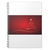 Weihnachtsbaum Weihnachten frohe Weihnachten Notizblock (Vorderseite)
