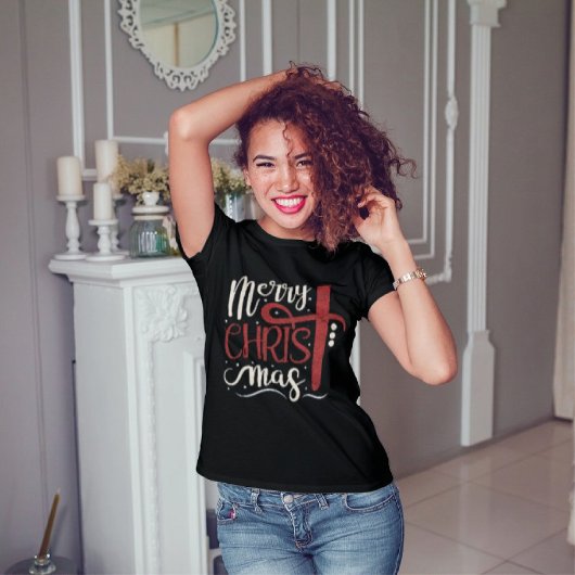 Weihnachtsbaum Weihnachten Mädchen Goys Meowy Catm T-Shirt