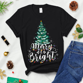 Weihnachtsbaum, Weihnachten T-Shirt, Fröhlich und  T-Shirt