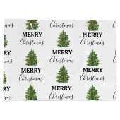 Weihnachtsbaum Weihnachten Weihnachten Weihnachten Große Geschenktüte (Rückseite)