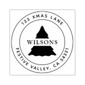 Weihnachtsbaum Weihnachtsansprache Gummistempel (Prägung)