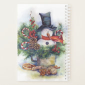 Weihnachtsbaum Weihnachtsbaum Neujahr Winter Planer (Rückseite)