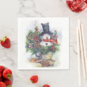 Weihnachtsbaum Weihnachtsbaum Neujahr Winter Serviette (Beispiel)