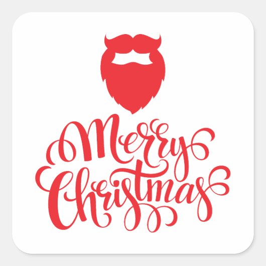 Weihnachtsbaum Weihnachtsbaum Quadratischer Aufkleber (Vorderseite)