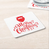 Weihnachtsbaum Weihnachtsbaum Rechteckiger Pappuntersetzer (angewinkelt)