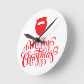 Weihnachtsbaum Weihnachtsbaum Runde Wanduhr (Winkel)