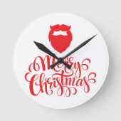 Weihnachtsbaum Weihnachtsbaum Runde Wanduhr (Vorderseite)