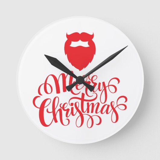 Weihnachtsbaum Weihnachtsbaum Runde Wanduhr (Vorderseite)