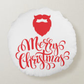 Weihnachtsbaum Weihnachtsbaum Rundes Kissen (Rückseite)