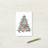 Weihnachtsbaum Weihnachtsbaum Weihnachtsbaumtopfer Post-it Klebezettel (Auf Schreibtisch)