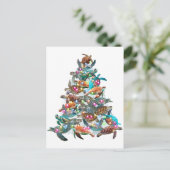 Weihnachtsbaum Weihnachtsbaum Weihnachtsbaumtopfer Postkarte (Stehend Vorderseite)