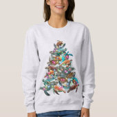 Weihnachtsbaum Weihnachtsbaum Weihnachtsbaumtopfer Sweatshirt (Vorderseite)