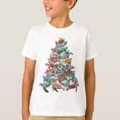 Weihnachtsbaum Weihnachtsbaum Weihnachtsbaumtopfer T-Shirt (Vorderseite)
