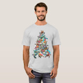 Weihnachtsbaum Weihnachtsbaum Weihnachtsbaumtopfer T-Shirt (Vorne ganz)