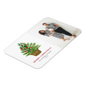 Weihnachtsbaum Weihnachtsbaum Weihnachtsfest Foto Magnet (Linke Seite)