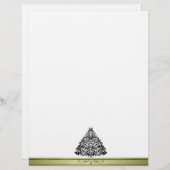 Weihnachtsbaum Weihnachtsbriefe (Vorne/Hinten)