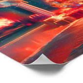 Weihnachtsbaum Weihnachtsdekor Poster (Ecke)