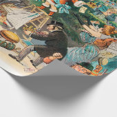 Weihnachtsbaum Weihnachtsfeier Illustration Geschenkpapier (Ecke)