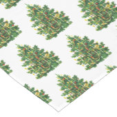Weihnachtsbaum Weihnachtsfeiertag Kurzer Tischläufer (Ecke)