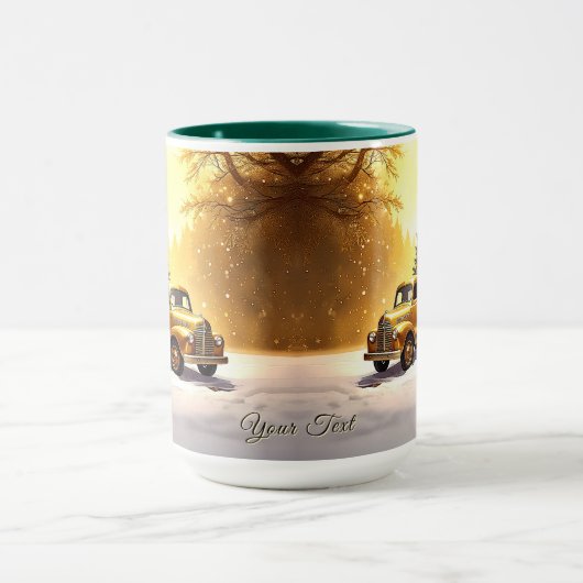 Weihnachtsbaum Weihnachtsfeiertage Tasse (Zentrum)