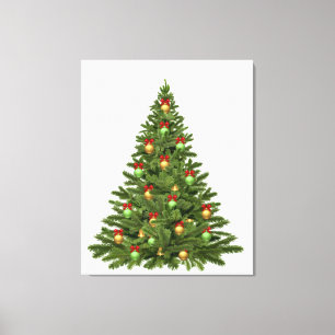 Weihnachtsbaum Weihnachtsfeiertage Weihnachtsbaum Leinwanddruck