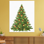 Weihnachtsbaum Weihnachtsfeiertage Weihnachtsbaum Leinwanddruck (Insitu (Wohnzimmer))