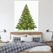 Weihnachtsbaum Weihnachtsfeiertage Weihnachtsbaum Leinwanddruck (Insitu (Schlafzimmer))
