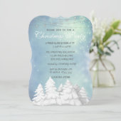 Weihnachtsbaum, Weihnachtsfest im Unternehmen - Pa Einladung (Stehend Vorderseite)