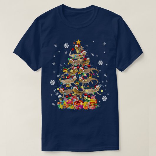 Weihnachtsbaum-Weihnachtsfest im Weihnachtsdrachen T-Shirt (Design vorne)