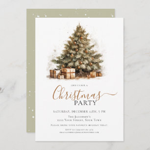 Weihnachtsbaum Weihnachtsfest Party Einladung