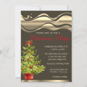 Weihnachtsbaum, Weihnachtsgebäck - Party Einladung (Vorderseite)