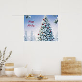 Weihnachtsbaum Weihnachtsgebäck Poster (Küche)
