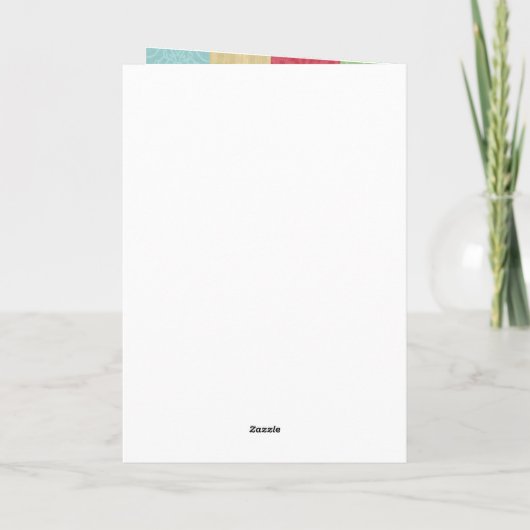 Weihnachtsbaum Weihnachtsgeschenk Feiertagskarte (Rückseite)