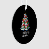 Weihnachtsbaum Weihnachtsgeschenk für Bücher Liebh Ornament (Vorderseite)