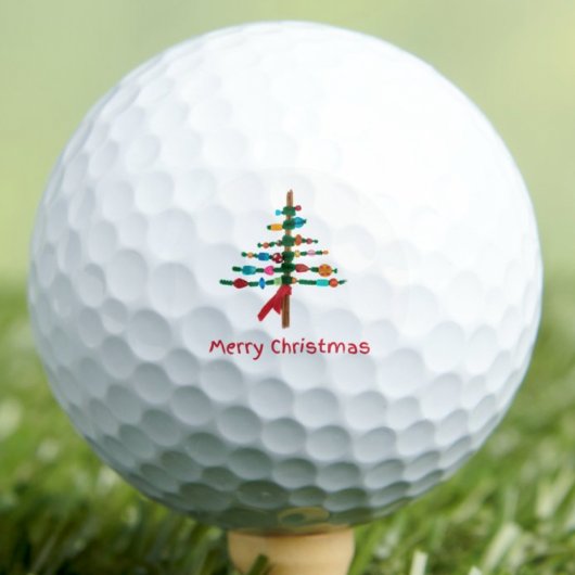 Weihnachtsbaum - Weihnachtsgeschenk Golfball