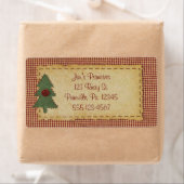 Weihnachtsbaum-Weihnachtsgeschenk-Label (Insitu)