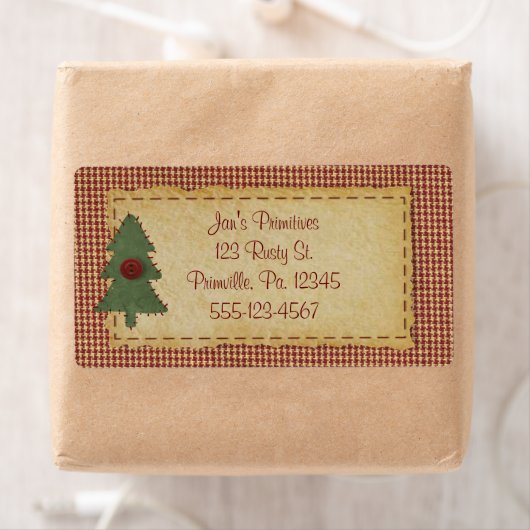 Weihnachtsbaum-Weihnachtsgeschenk-Label (Insitu)