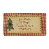 Weihnachtsbaum-Weihnachtsgeschenk-Label (Vorne)