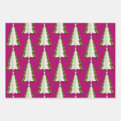 Weihnachtsbaum Weihnachtsgeschenk Set Wrapping Pap Geschenkpapier Set (Vorderseite 2)